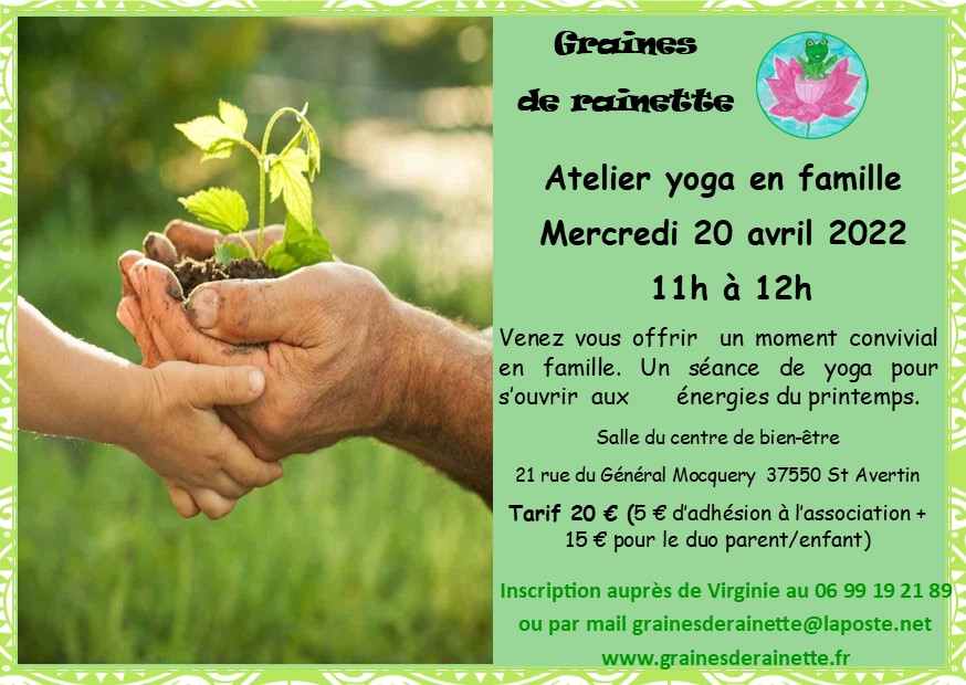 This image has an empty alt attribute; its file name is yoga-famille-printemps.jpg